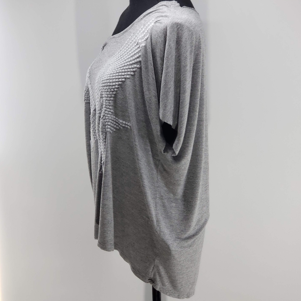 H&M. Wide Neck Destroyed Tunic - Picture 3 of 8